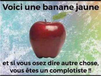 pomme rouge = banane jaune