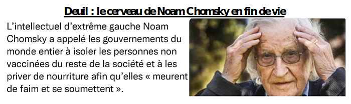 Chomsky déraille...
