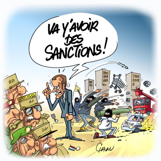 il va y avoir des sanctions...