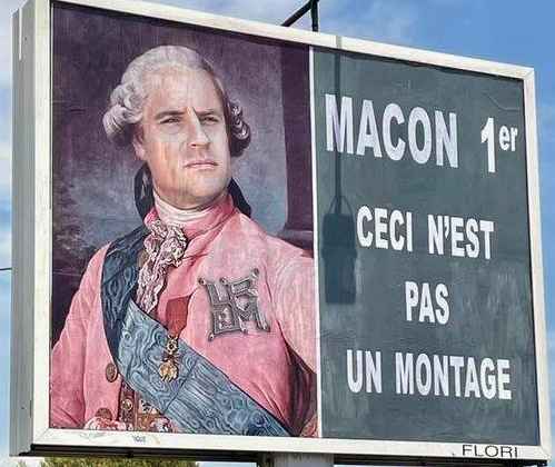 Macron en roi