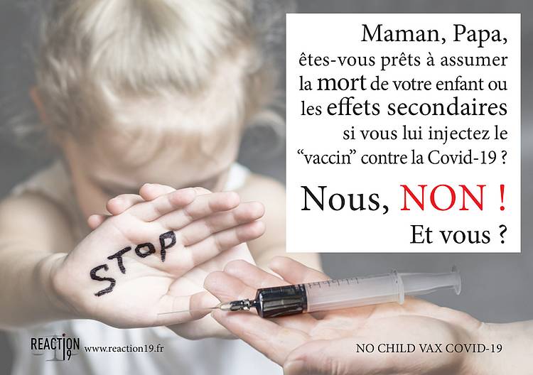NON au vaccins sur les enfants