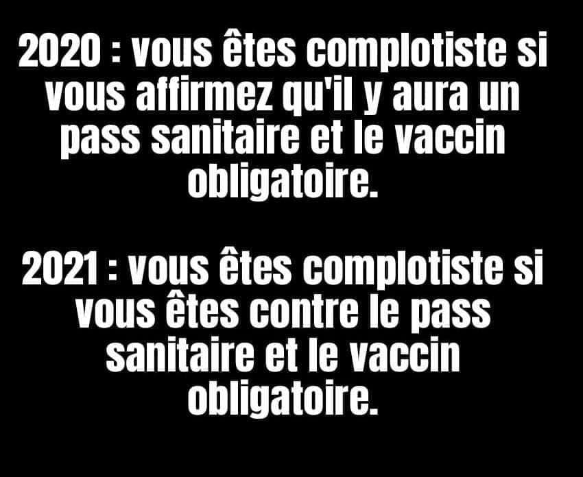 complotiste en 2020ou en 2021